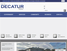 Tablet Screenshot of decaturciviccenter.com